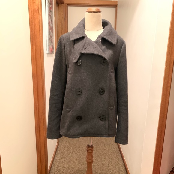 GAP Recycled Wool Grey Coat - Picture 7 of 11